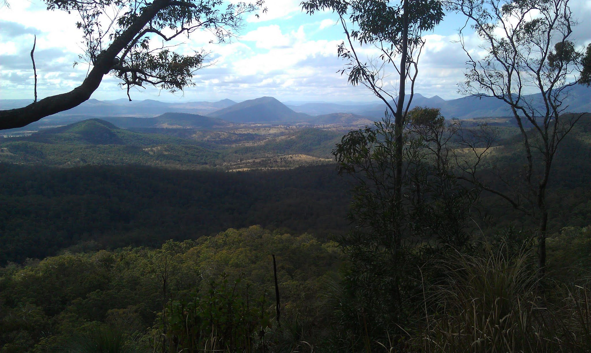 The view from The Head, after a long, windey climb.
