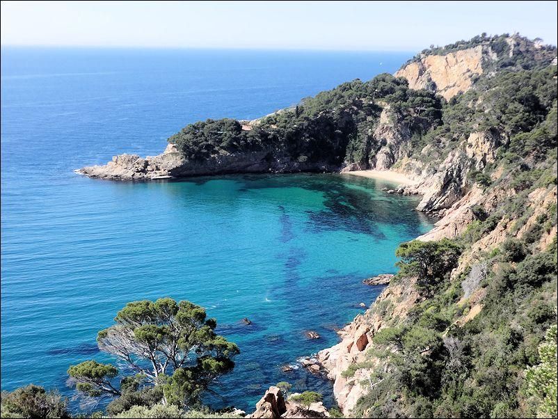 Crystal Blue waters of the Mediterranean Sea - Costa Brava Road of the Year