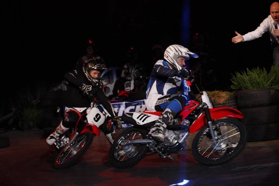 MCN London Motorcycle show - revolution live action stuntshow