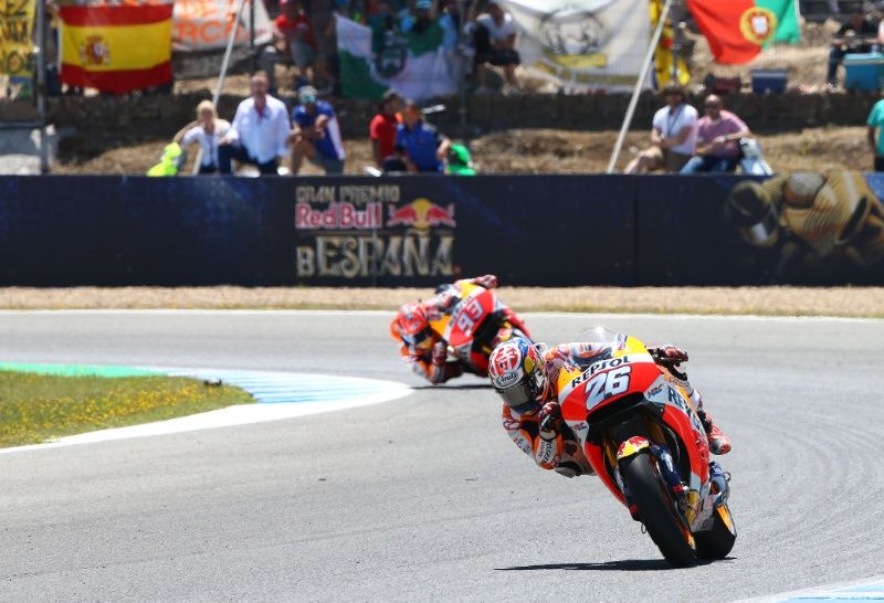 Today's race belonged to Pedrosa, no question