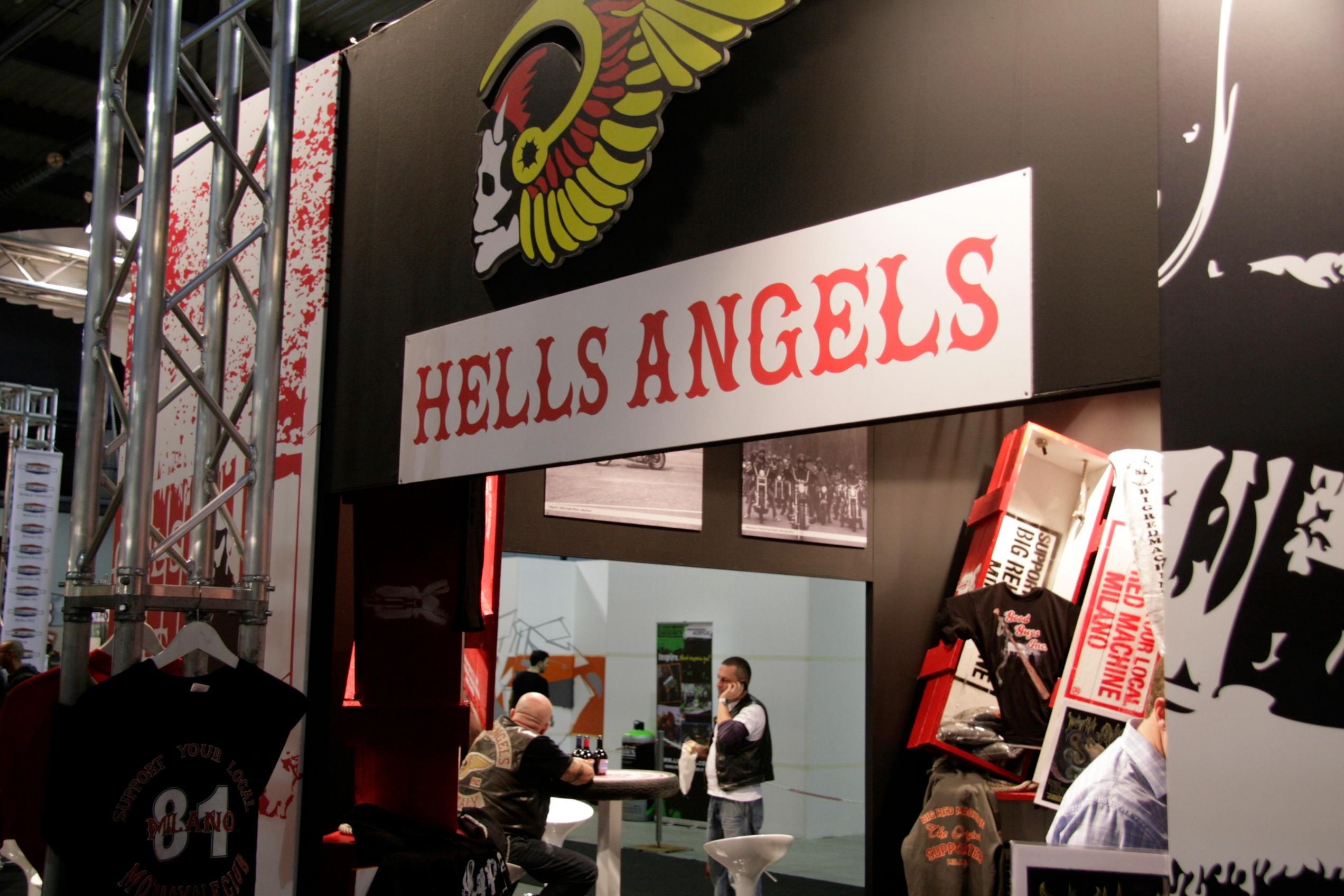 Hells Angels Booth at EICMA 2013