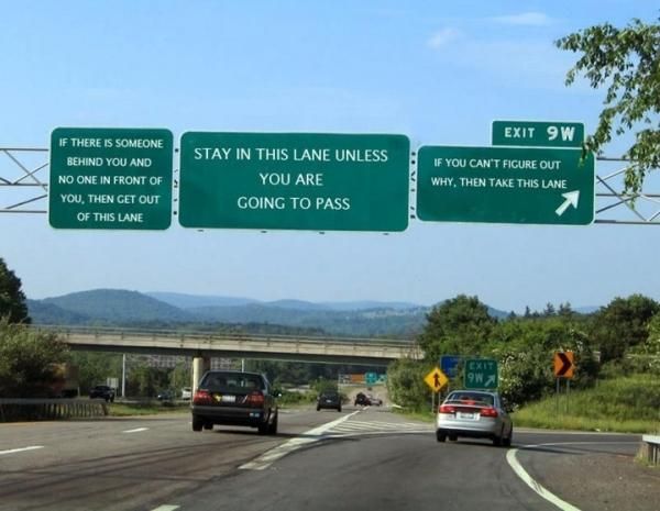 Proposed new road signs