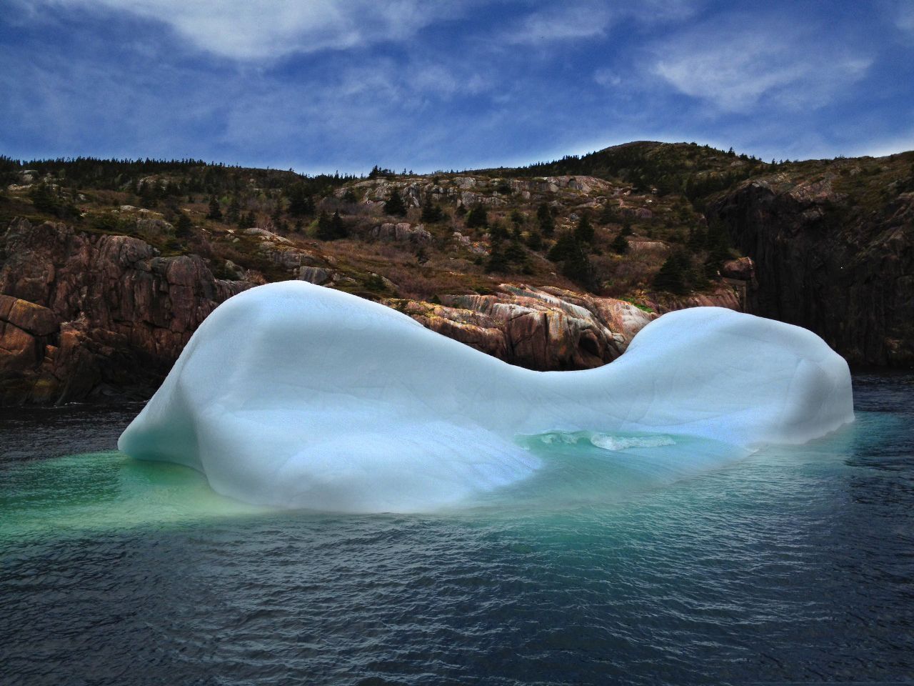 Quirpon Island's mind-blowing icebergs along iceberg alley