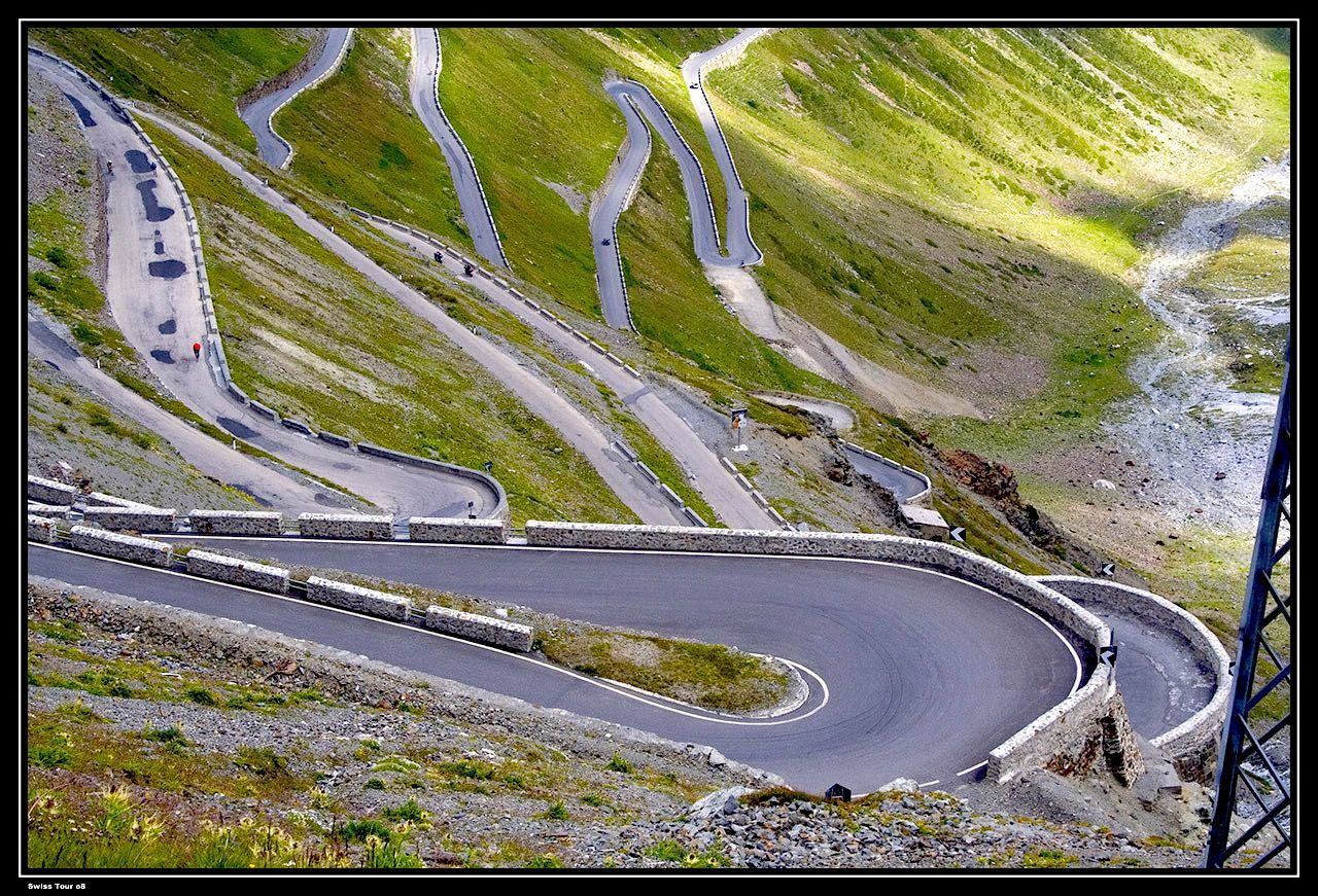 Fluela Pass, Switzerland – Scenic Motorcycle Roads
