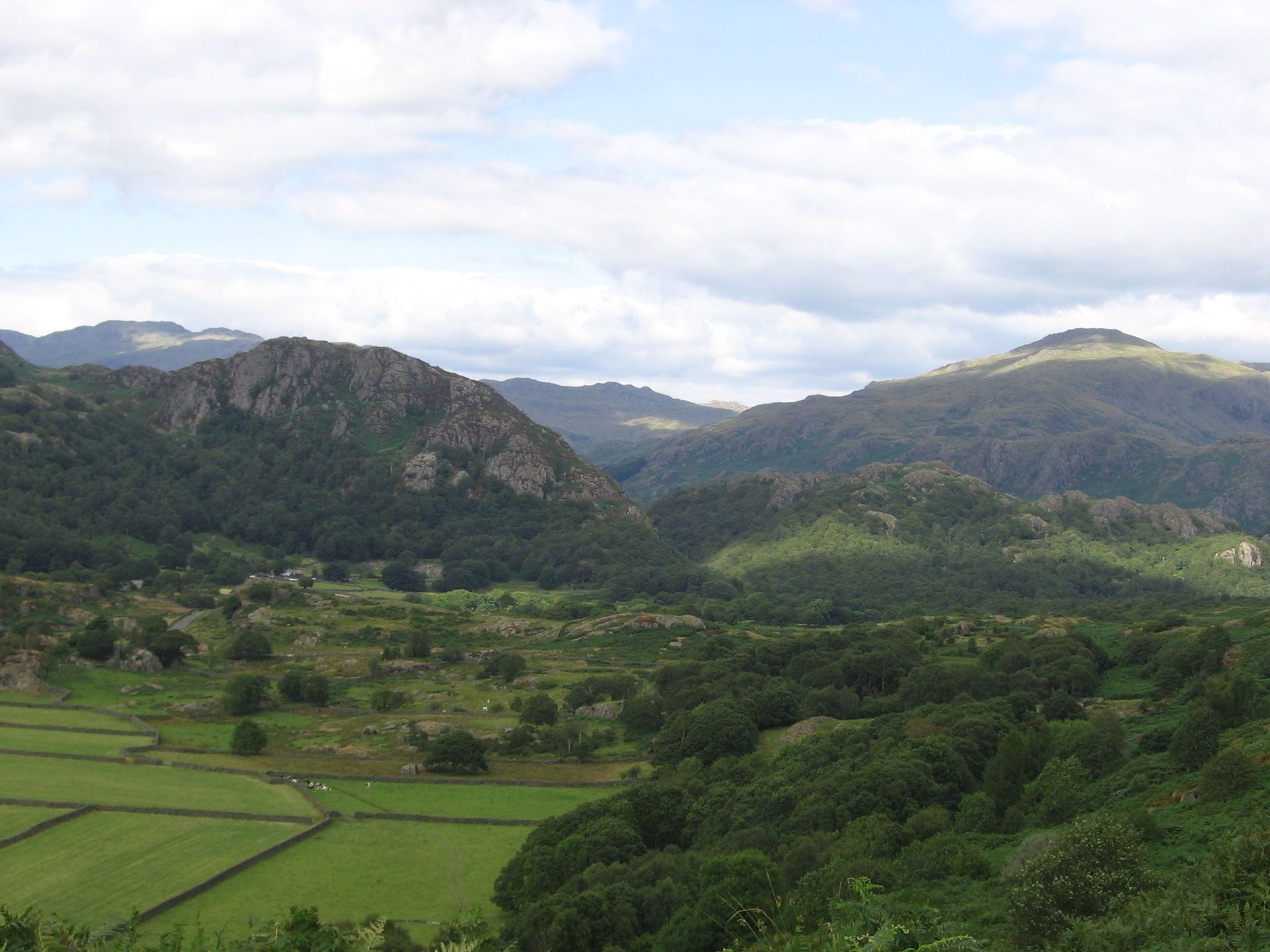 View of Eskdale from Duddon Valley
