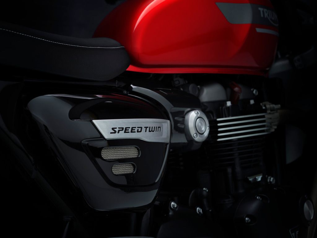 The 2021 Triumph Speed Twin has more power and torque. Triumph Motorcycles photo