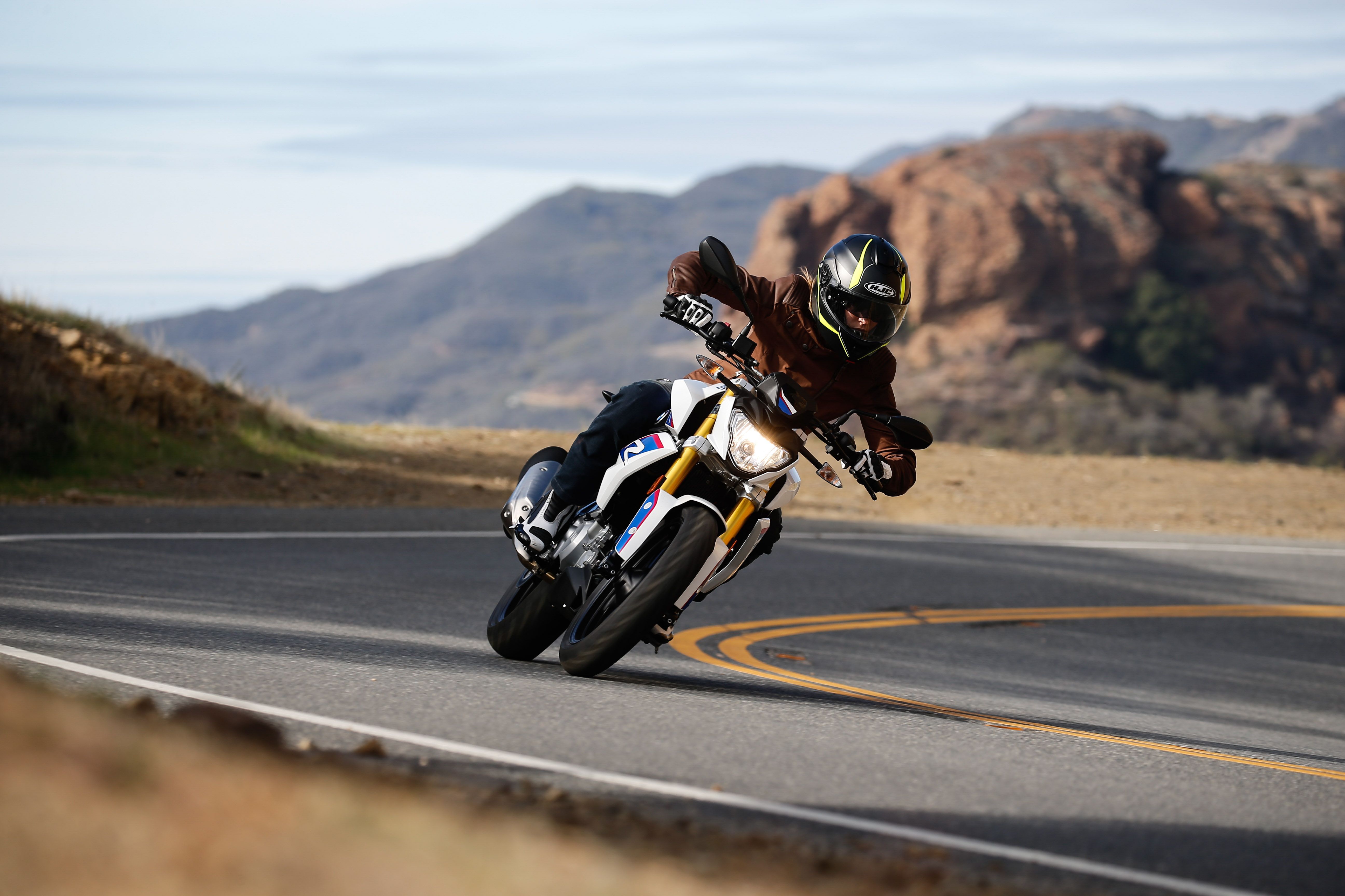 Anna-Larissa Redbinger owning the Snake on the G310R - BMW's first motorcycle made in India