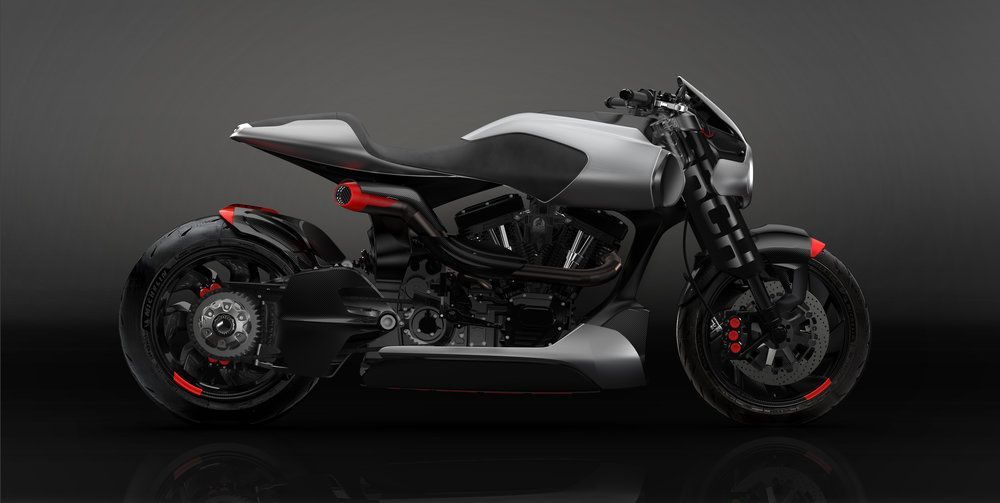A radical looking bike, this will surely turn a lot of heads.
