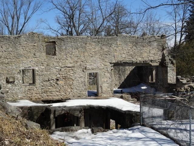 Grist Mill ruins Crooks Hollow ON