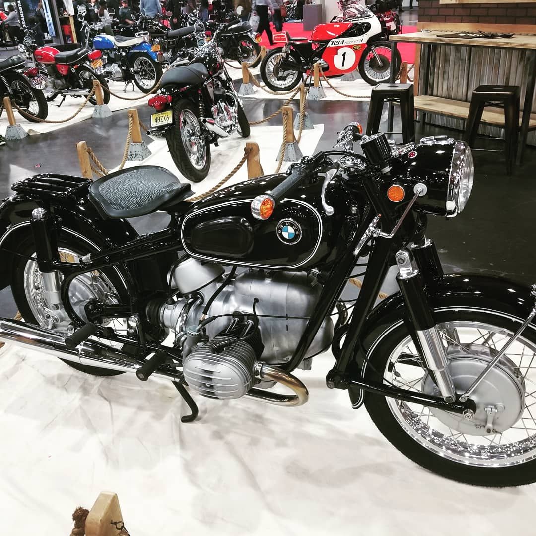 classic BMW motorcycle from 2018 show