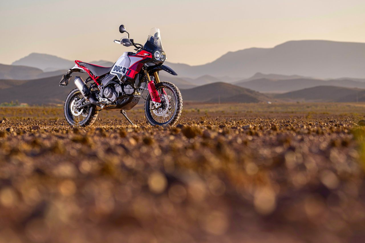 The 2024 Ducati DesertX Rally is ready for whatever you can throw at it. Ducati photo
