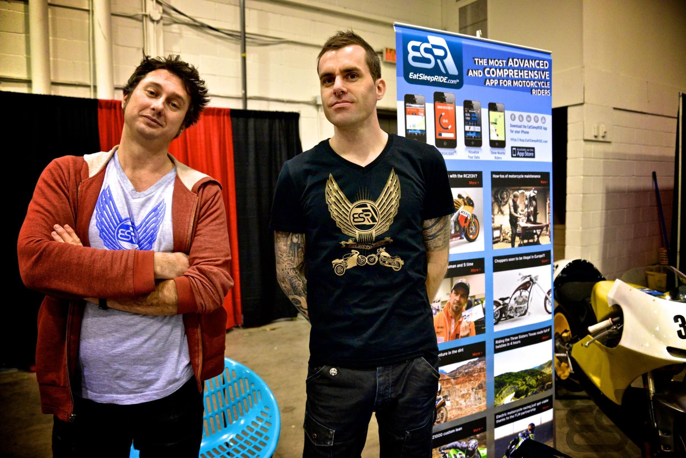 Alex and Nick founders of EatSleepRIDE TSMS13