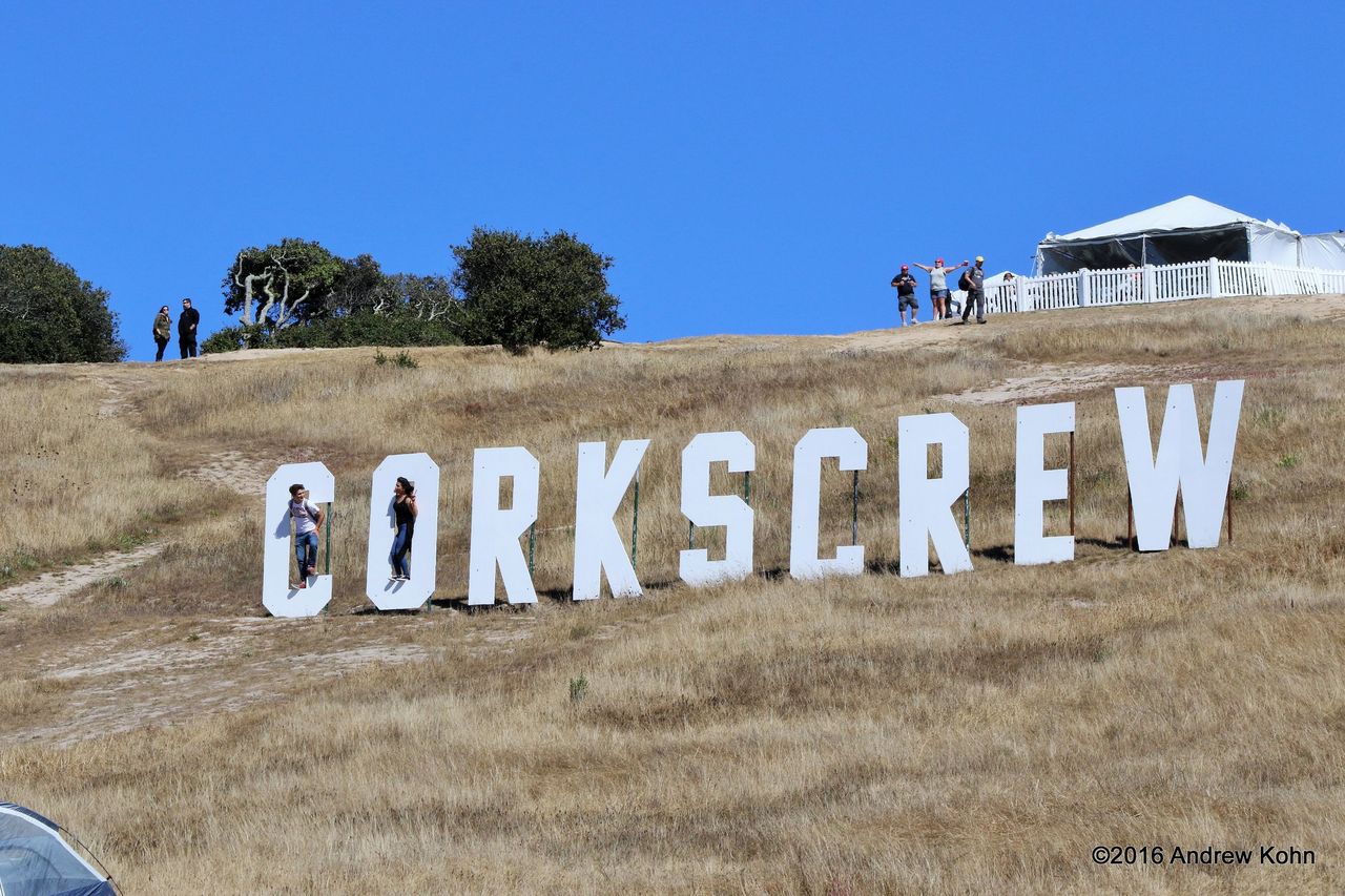 The iconic Corkscrew now has its own Hollywood sign