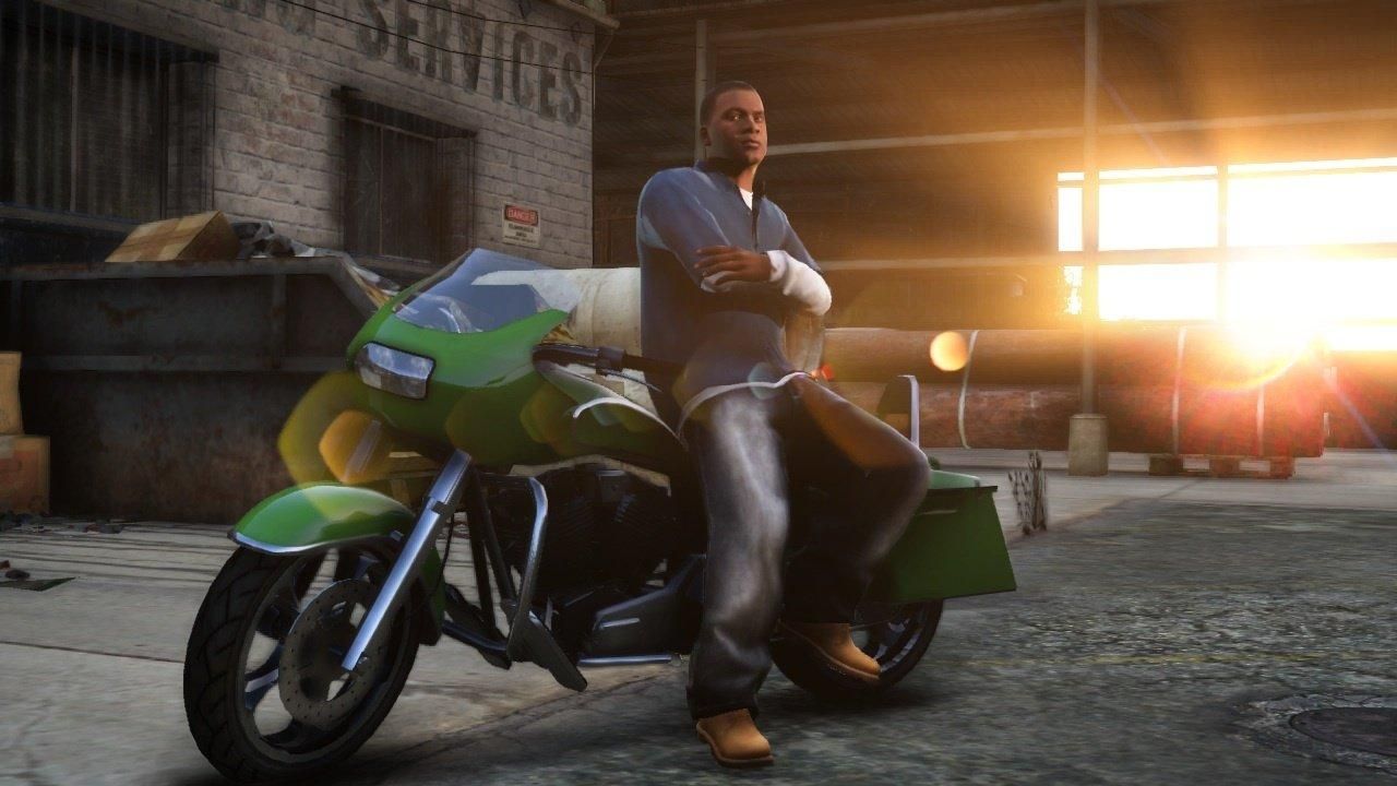 Grand Theft Auto 5 Franklin Motorcycle