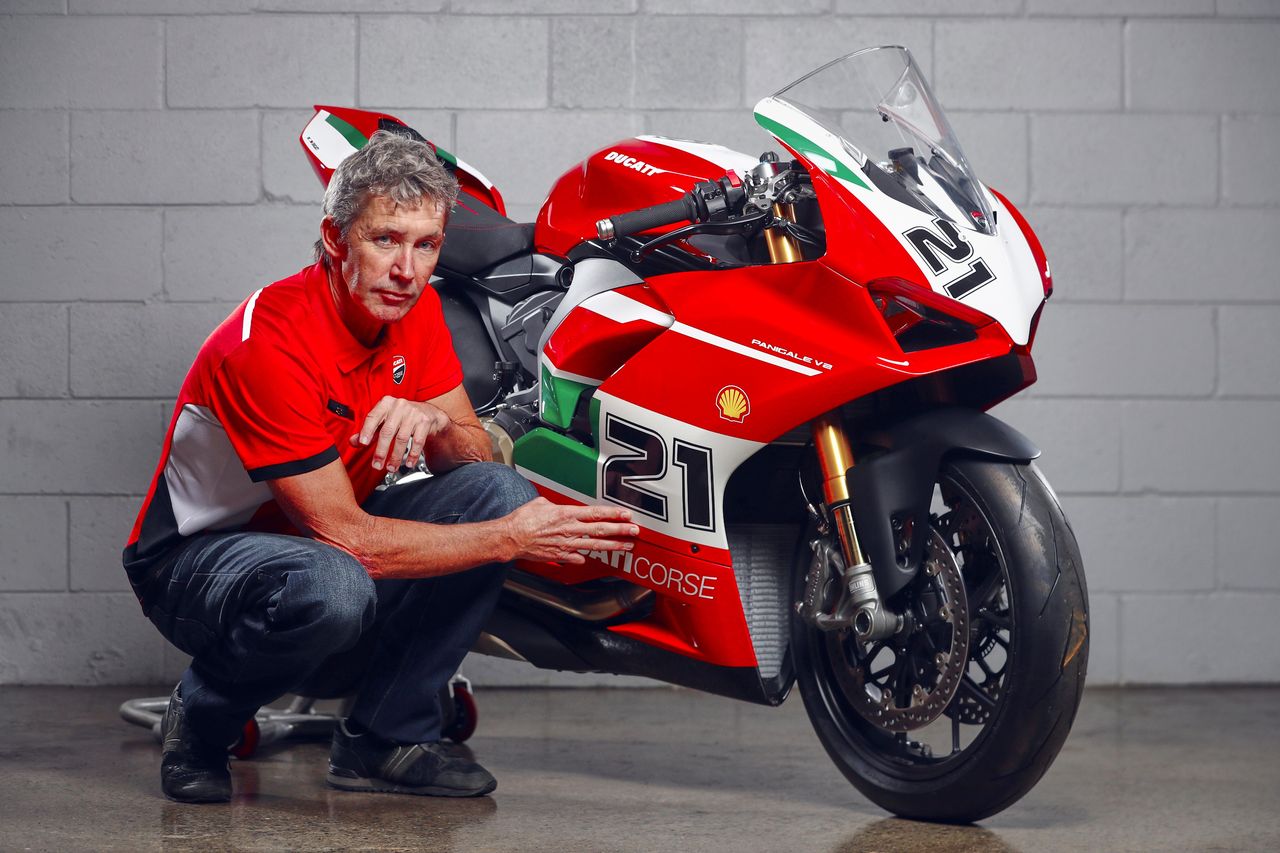 Troy Bayliss won three championships with Ducati. Ducati photo