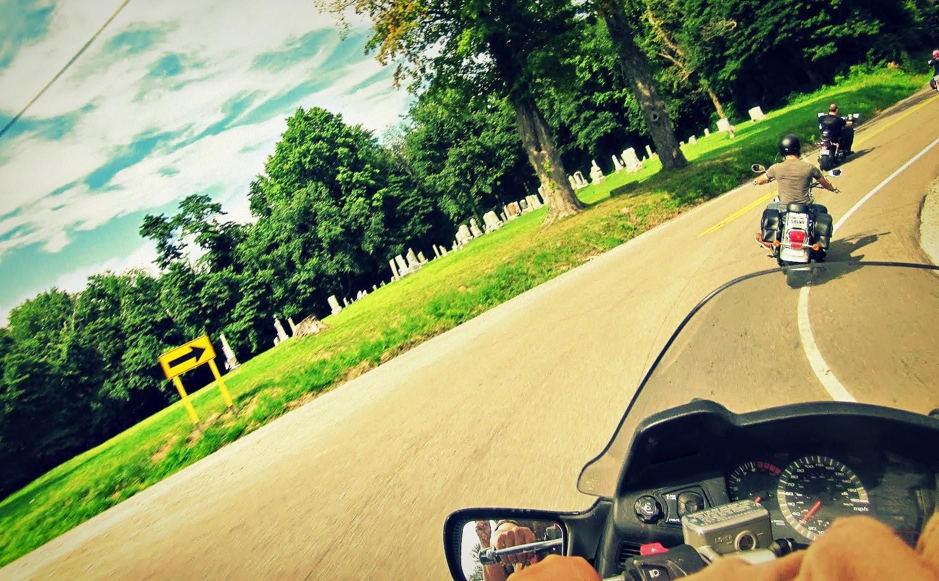 Riding Past Old Graveyards