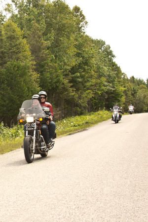 Motorcyclists Enjoying the Northern Routes