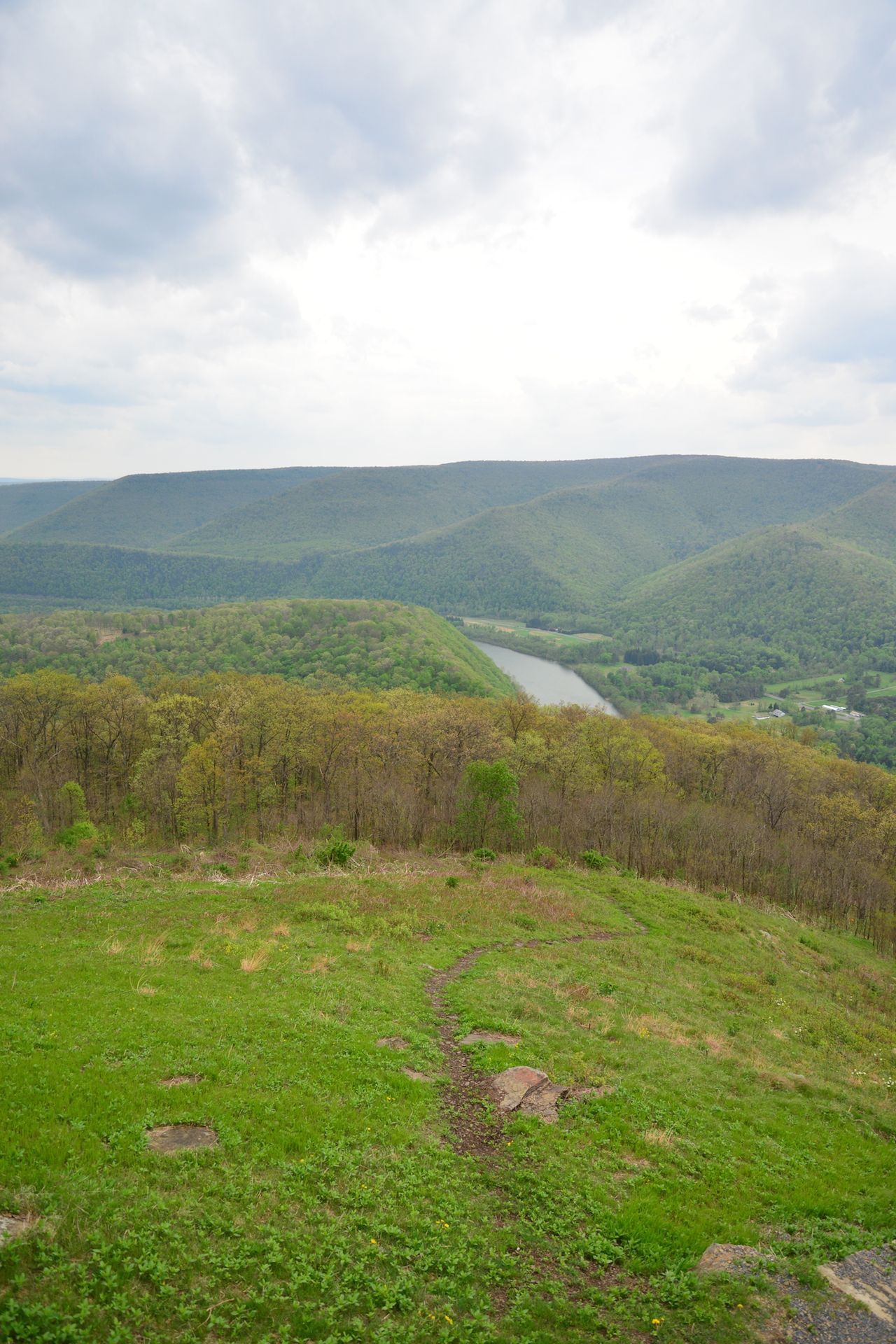 Hyner View Lookout - Great Views of the Susquehanna Despite the Weather