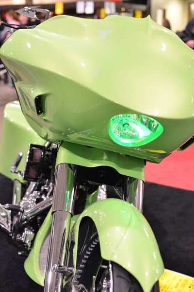 2011 Mustang Green Harley Davidson Road Glide Bagger - EatSleepRIDE