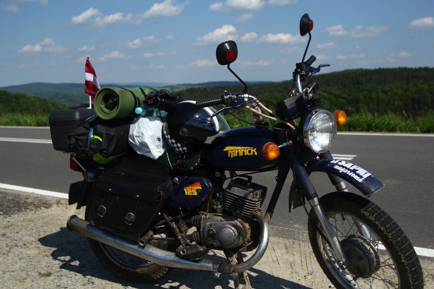 The dream machine: 125cc Minsk motorcycle