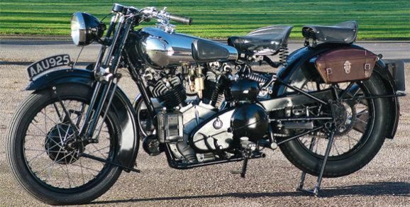 1934 Brough Superior 8/75 SS100 - left side
