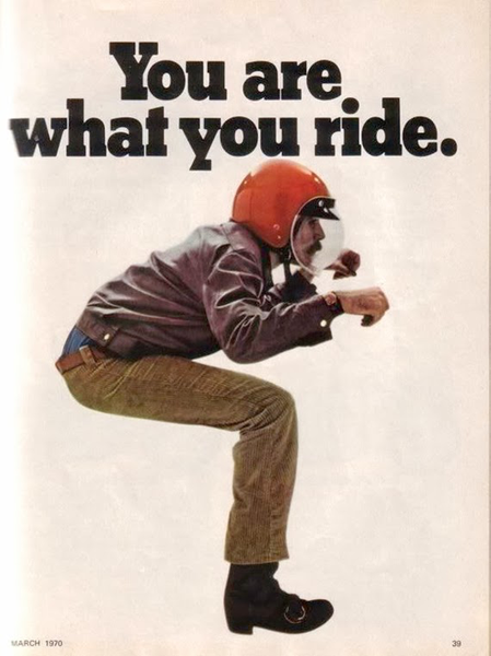Weird and Wonderful Old School Motorcycle Ads 