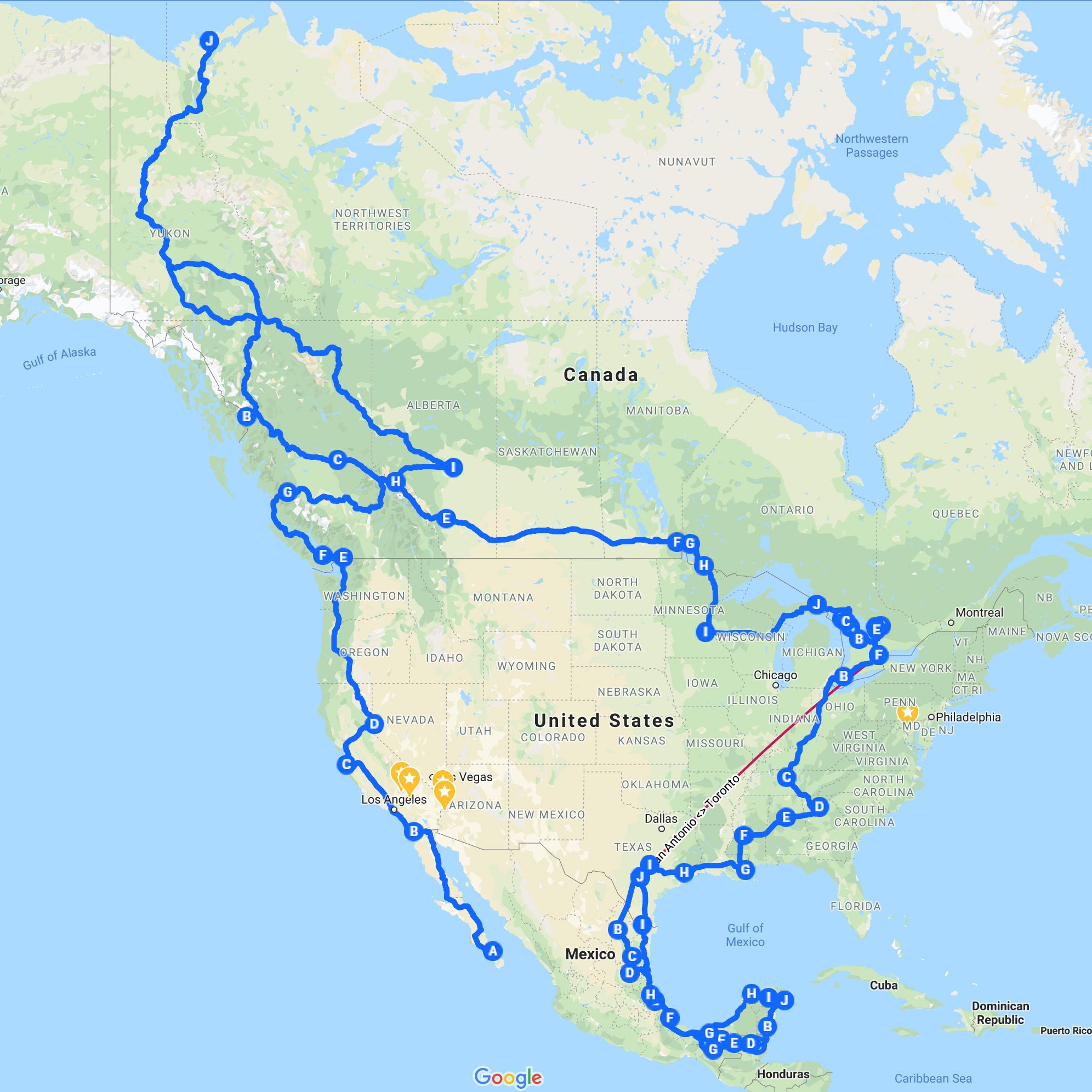 My 2019 travels by motorcycle