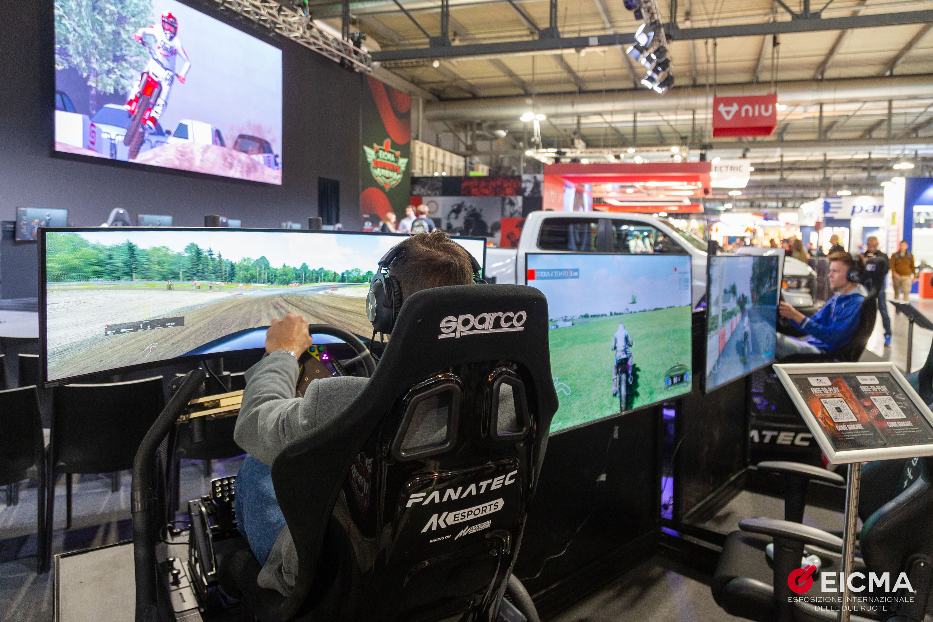 If you're a gamer, EICMA 2023 has got you covered. Courtesy EICMA