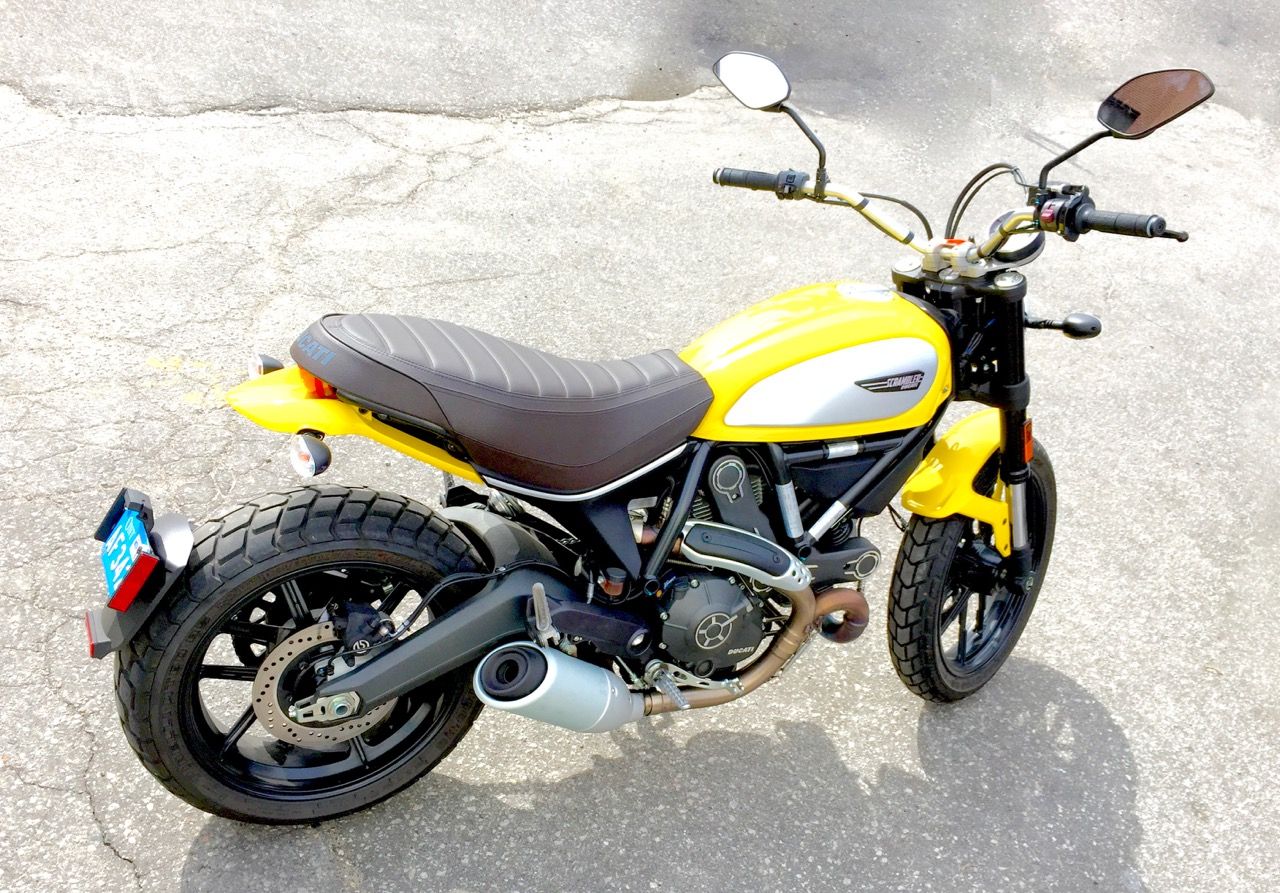 Ducati Scrambler Icon: Stylish, relatively light...with more than adequate power.