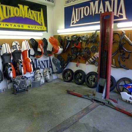 Garage full of spares