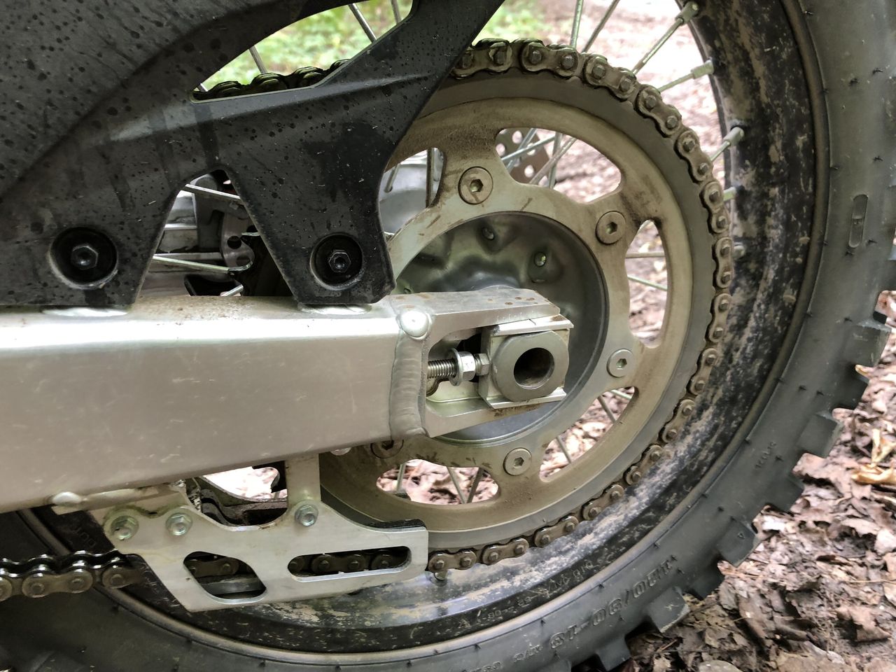 Rubber cush on rear sprocket to reduce noise... and life of sprocket?