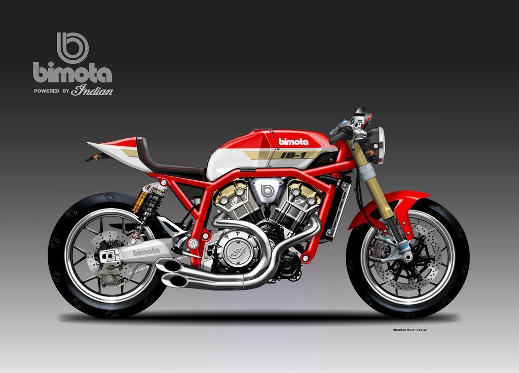 Bezzi's Bimota Concept is Powered by a V-Twin from Indian Motorcycles